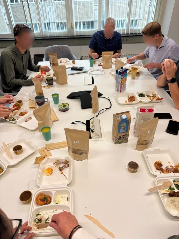 Lunch op kantoor